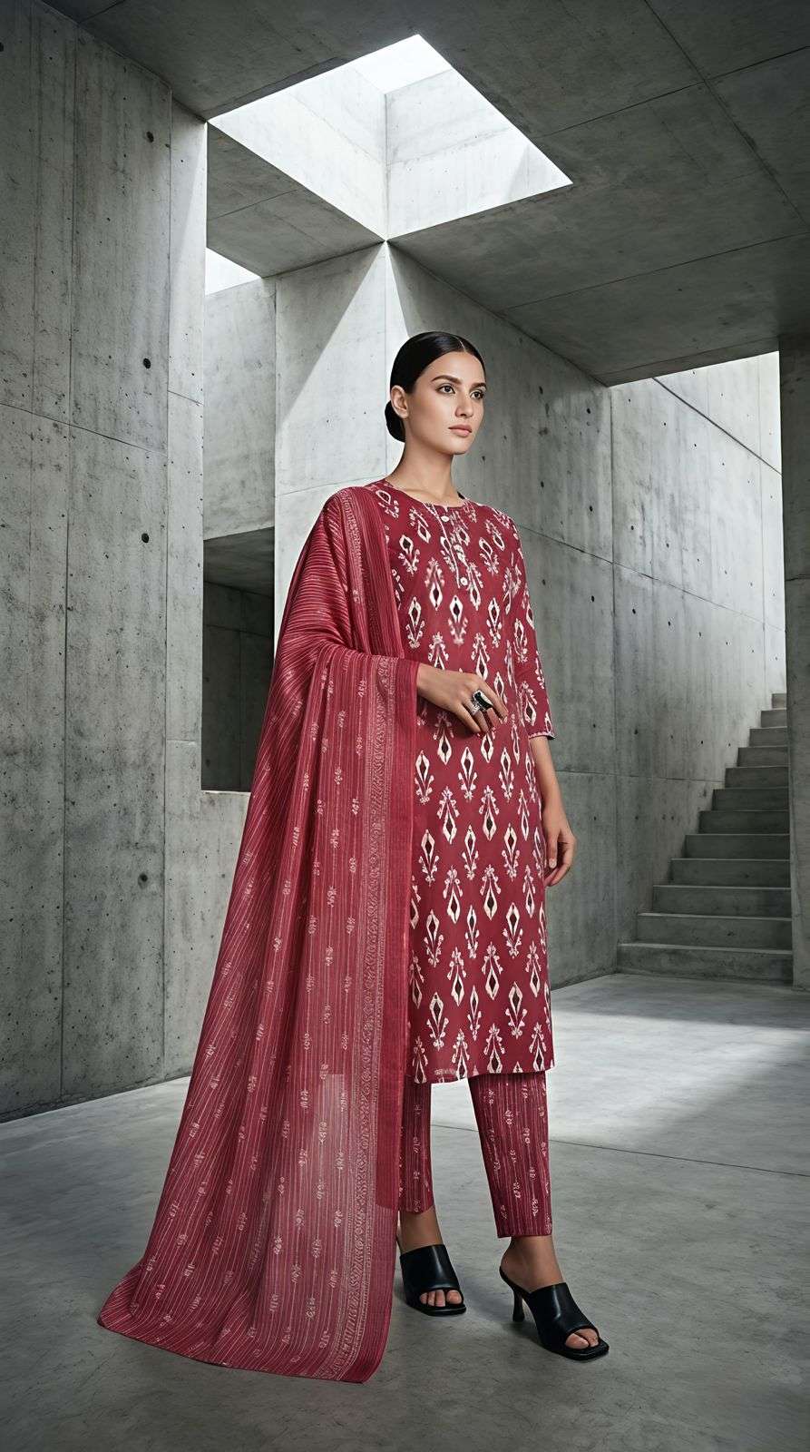 Comfortable Cotton kurti Set with Stylish Pattern