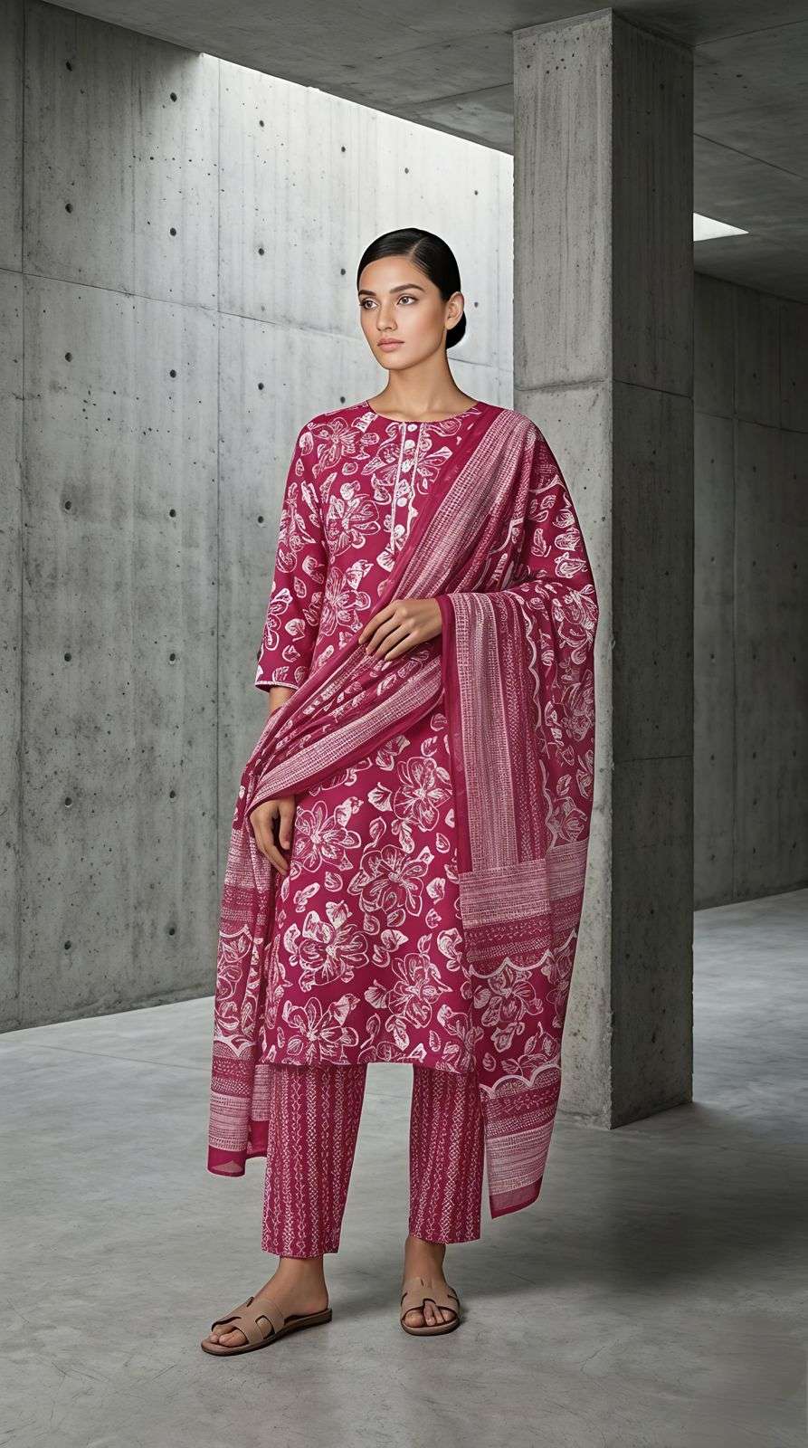 Comfortable Cotton kurti Set with Stylish Pattern