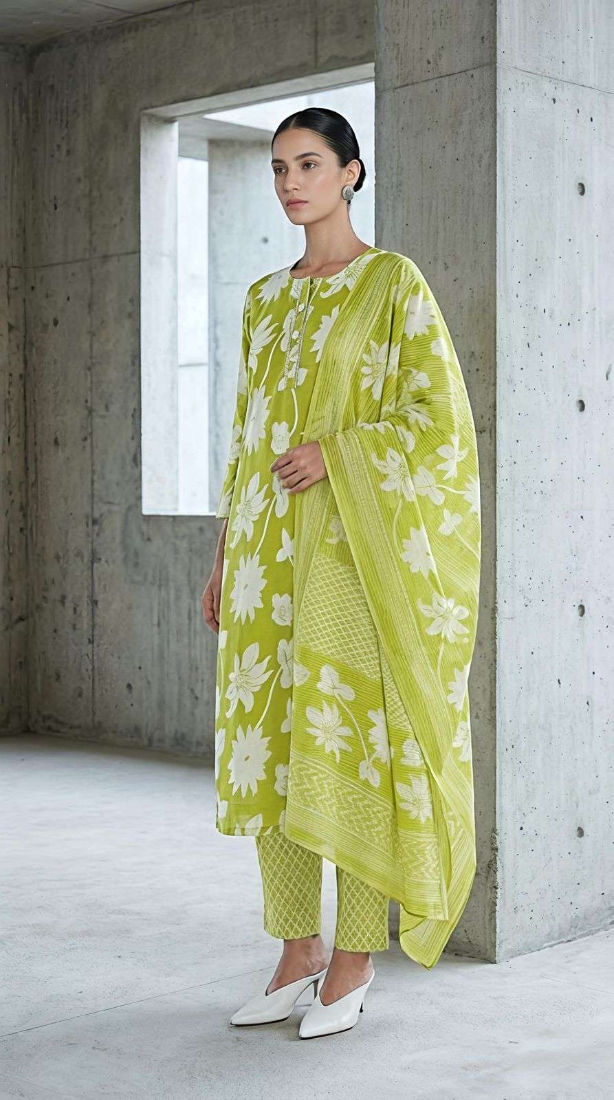 Comfortable Cotton kurti Set with Stylish Pattern