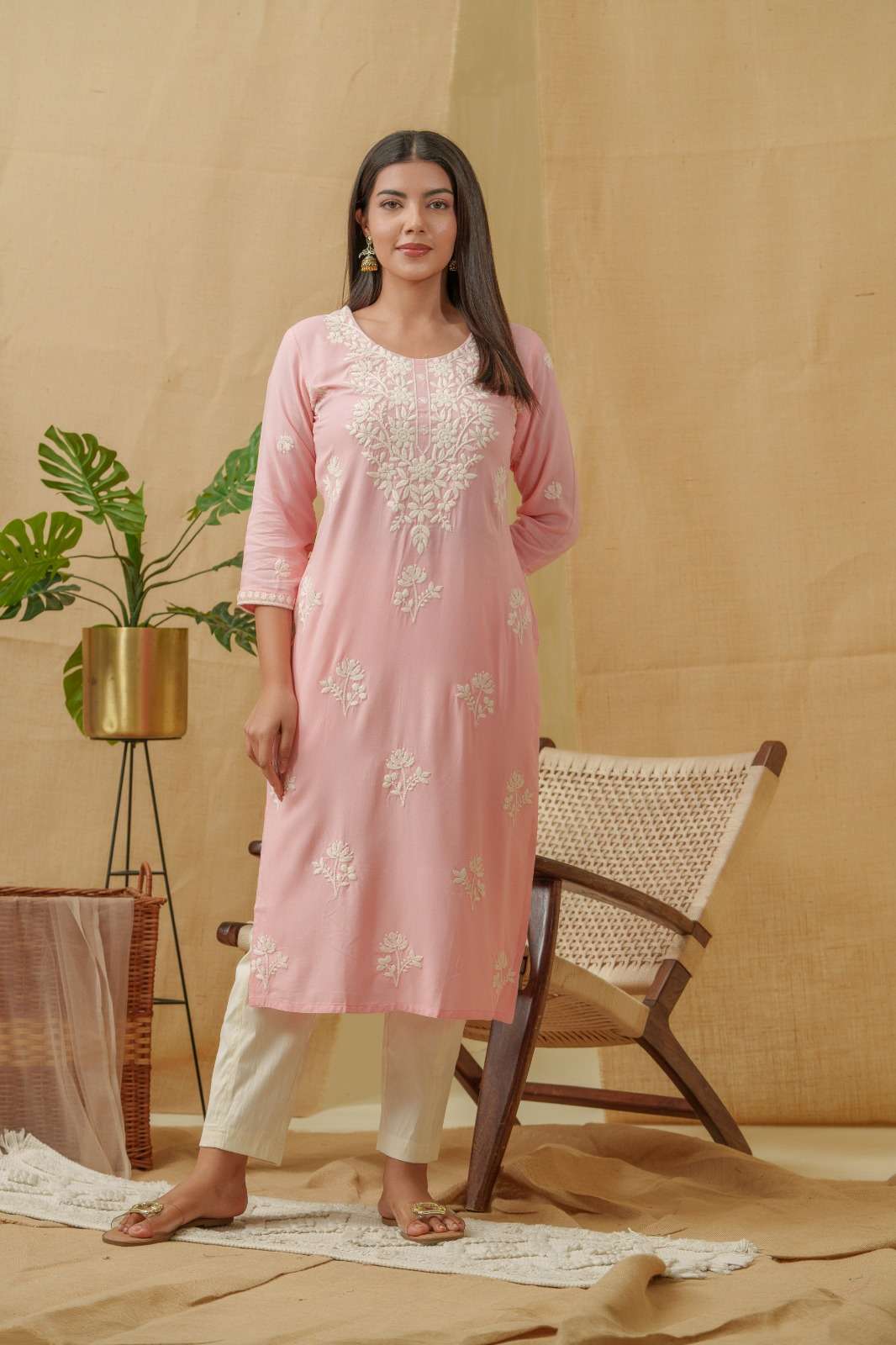 Comfortable Rayon kurti with Stylish Pattern