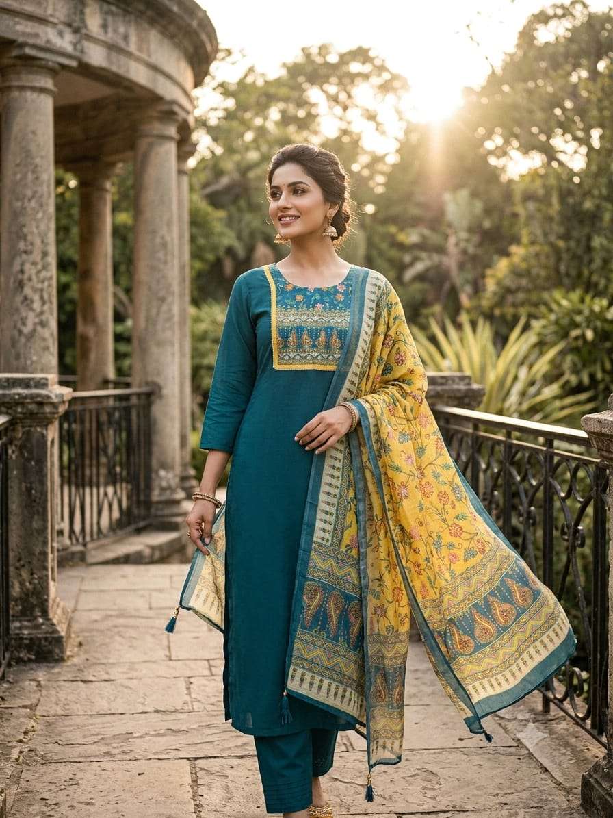 Luxury Heavy Rayon Three Piece Set