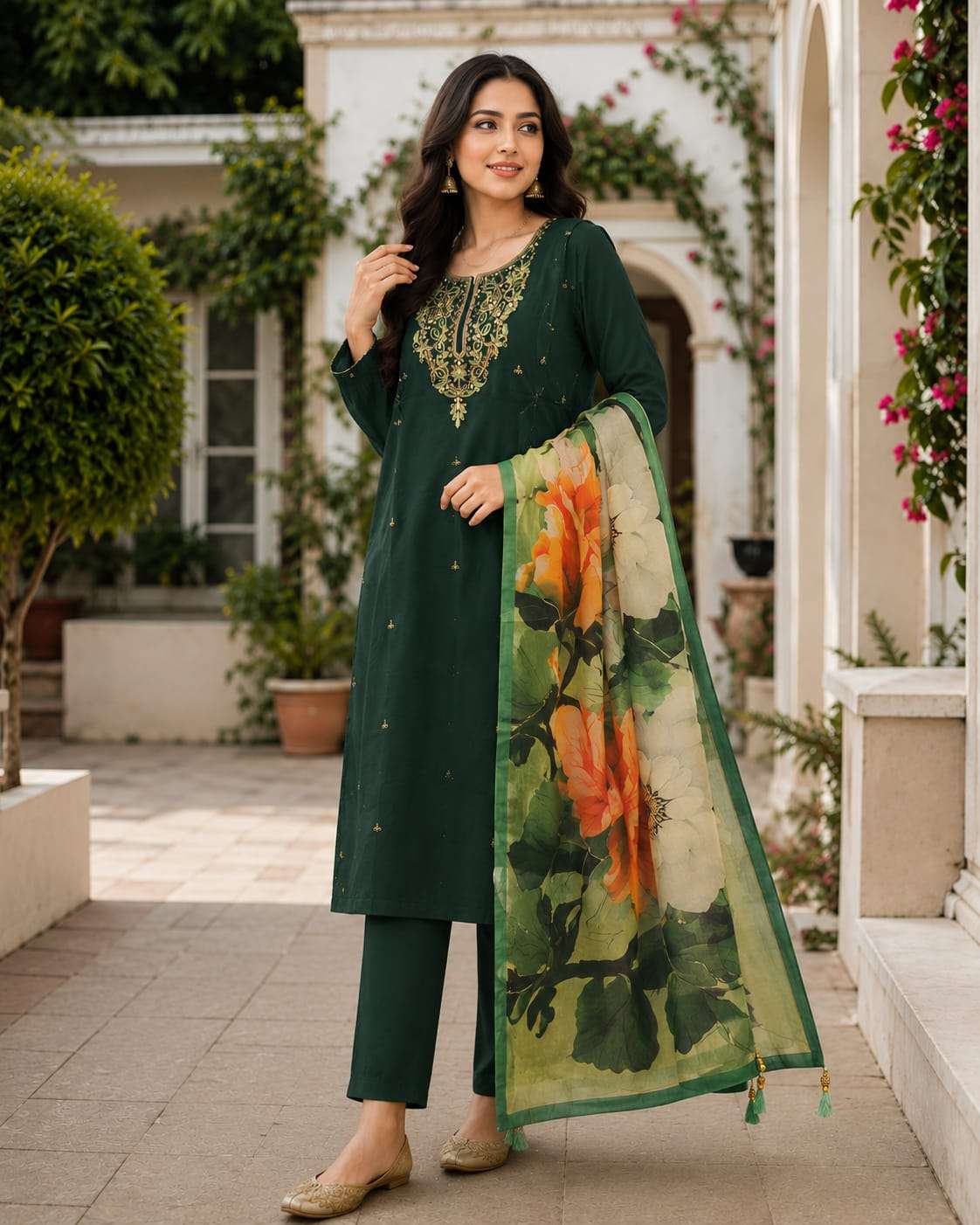 Luxury Heavy Rayon Three Piece Set