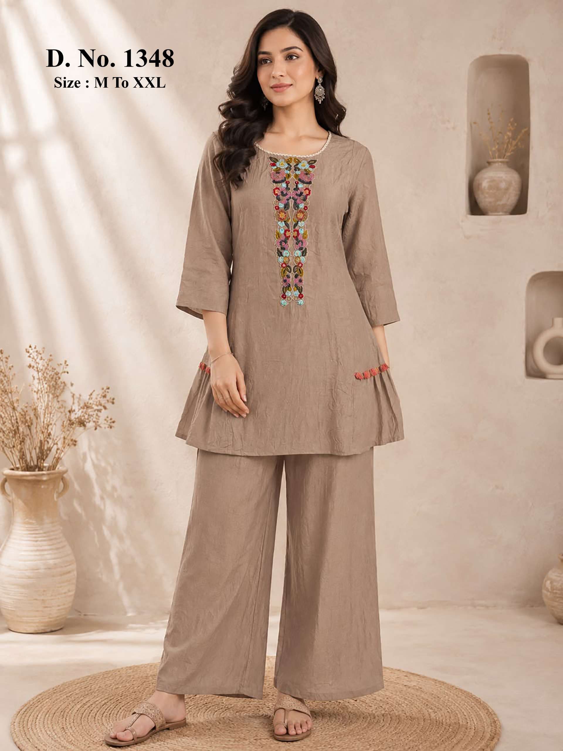Premium Viscose Fabric Co-Ord Set | Sizes M–XXL