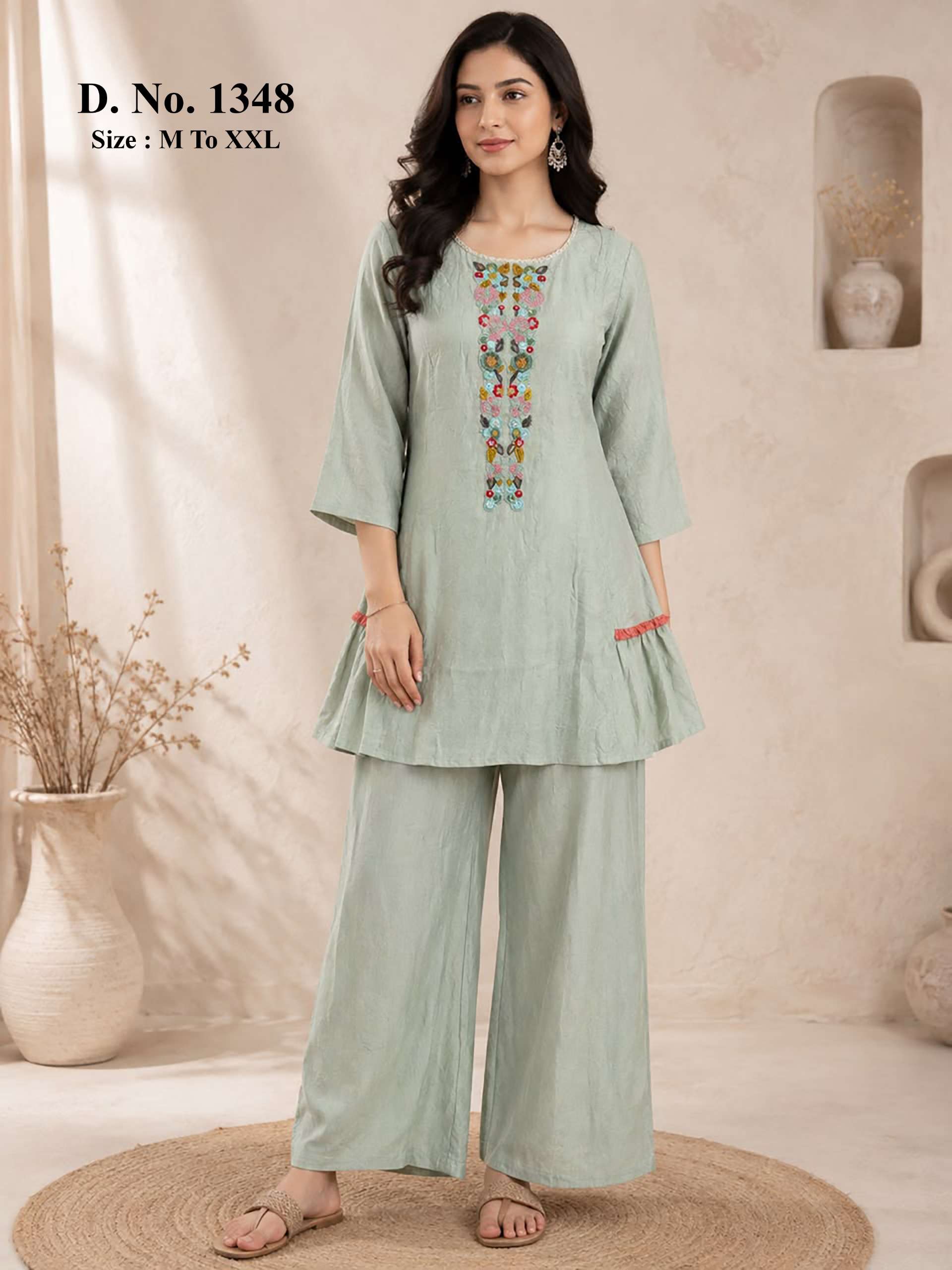 Premium Viscose Fabric Co-Ord Set | Sizes M–XXL