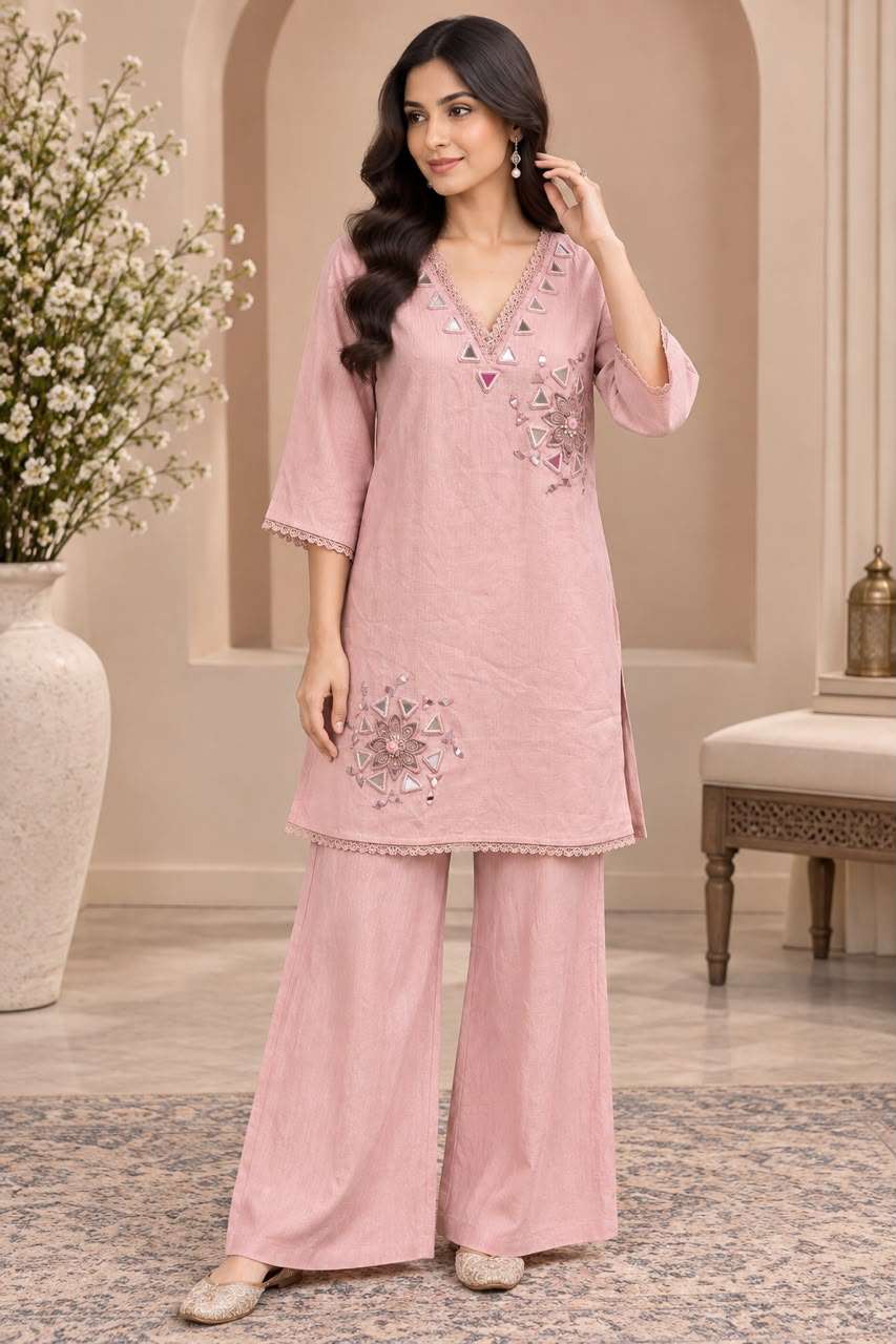 Elegant Embroidered Kurta Palazzo Set | Premium Ladies Wear Collection | Wholesale Collection